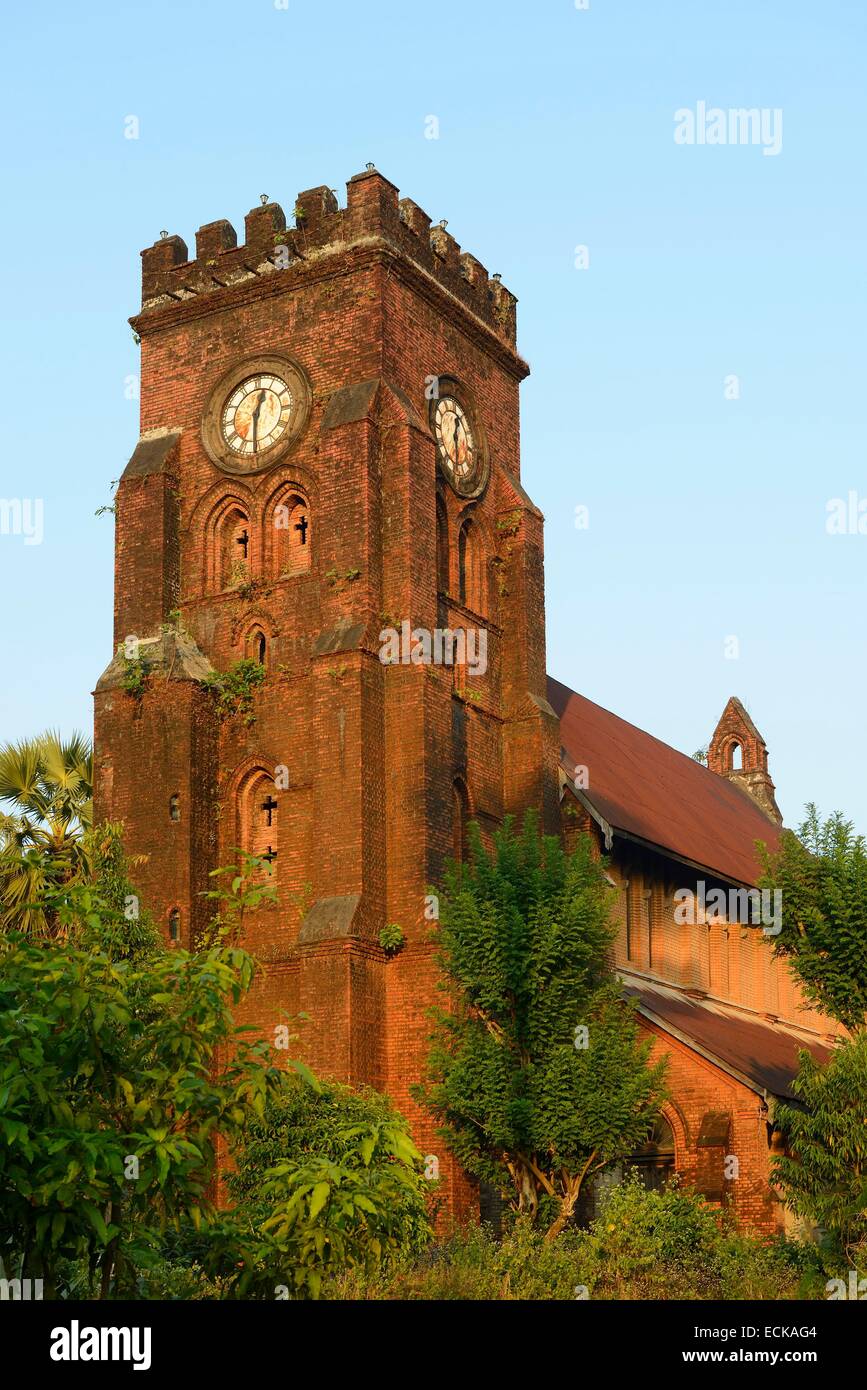 Myanmar (Burma), Mon-Staat, Mawlamyine (Moulmein), Kirche St. Matthew Stockfoto