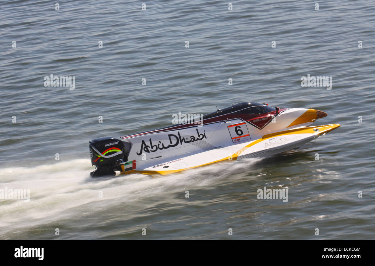 Formel 1 H2O Powerboat World Championship GrandPrix in Wyschgorod, Ukraine Stockfoto