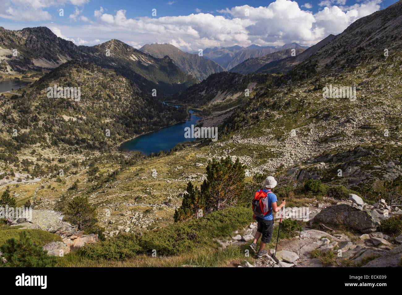 Frankreich, Hautes-Pyrenäen, Neouvielle natürliche reserve, Les Laquettes Stockfoto