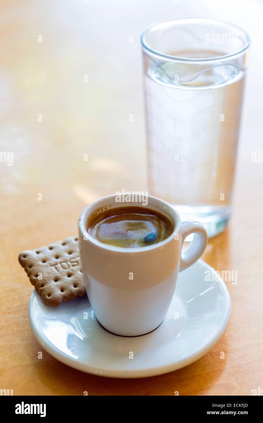 Griechenland, Kreta, Kaffee Stockfoto