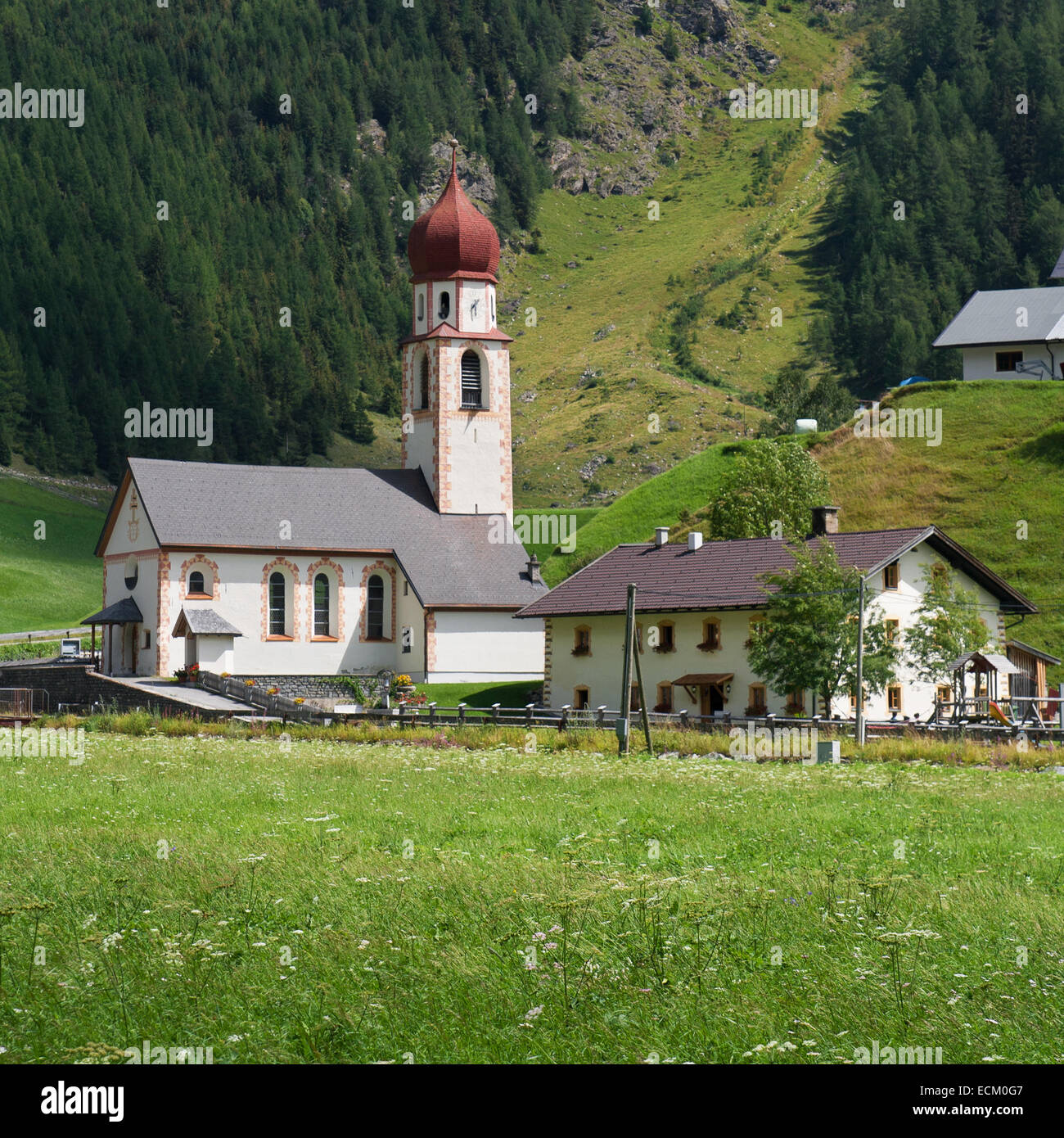 Niederthai im Ötztal, Tirol, Österreich. Stockfoto