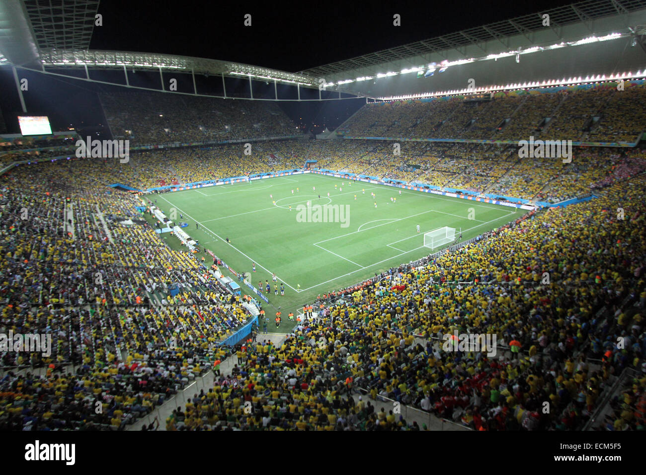 2014 FIFA World Cup - Gruppenspiel, Brasilien (3) V (1) Kroatien, statt bei Arena Korinther Featuring: Atmosphäre wo: Sao Paulo, Brasilien bei: 12. Juni 2014 Stockfoto