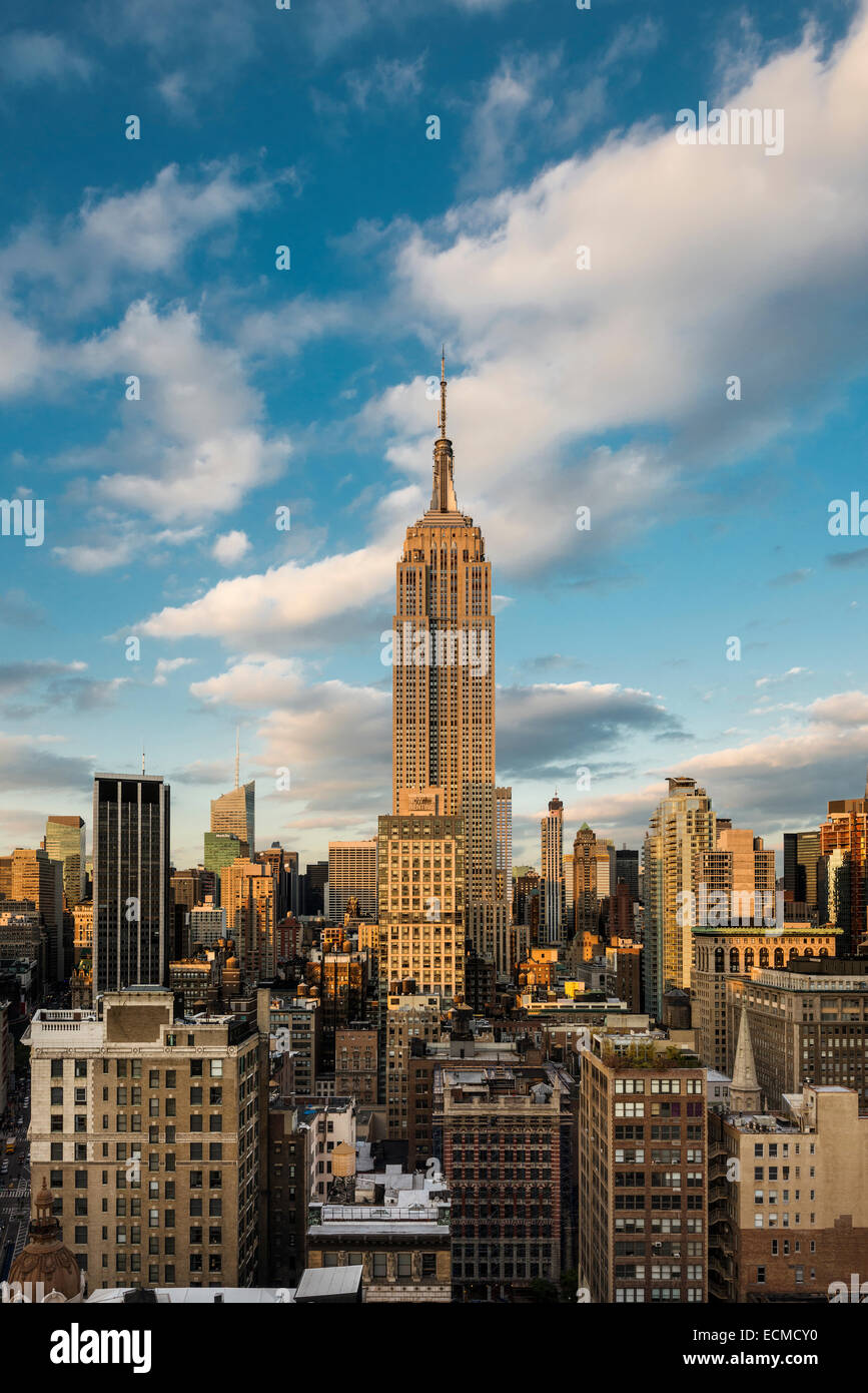 Empire State Building, Manhattan, New York City, New York, Vereinigte Staaten von Amerika Stockfoto