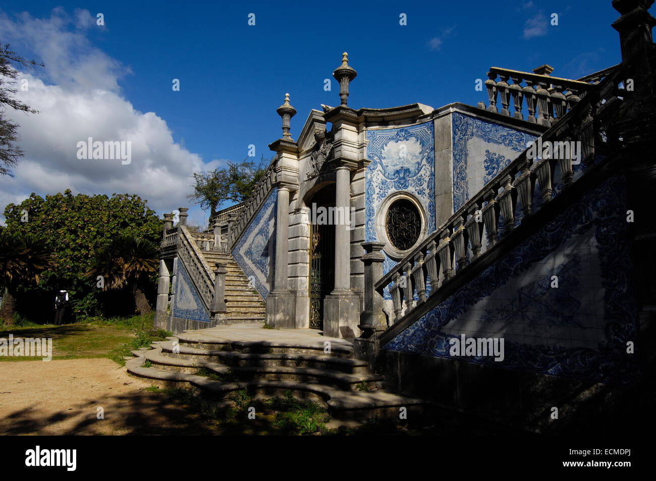 Palast von Estoi, 19. Jahrhundert, Faro, Algarve, Portugal, Europa Stockfoto
