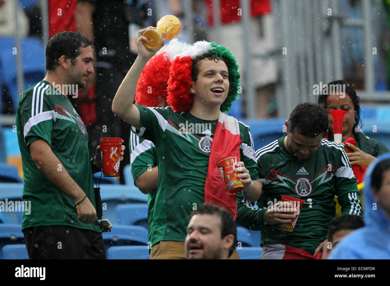 2014 FIFA WM - Fanmeile - Tag 2 mit: Atmosphäre wo: Natal, Brasilien bei: 13. Juni 2014 Stockfoto
