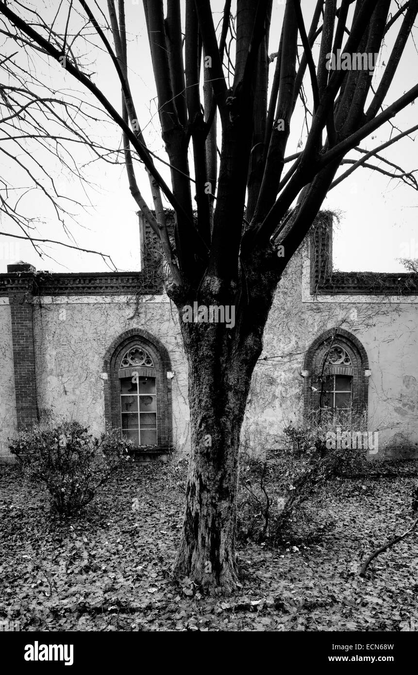 Gebäude. Crespi d ' Adda Feriendorf Italien Stockfoto