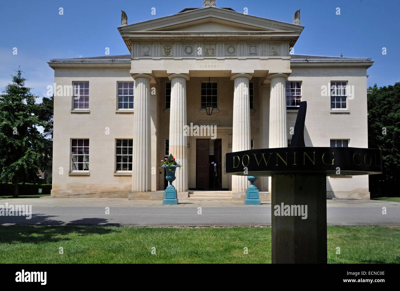Maitland Robinson Bibliothek in Downing College in Cambridge Stockfoto