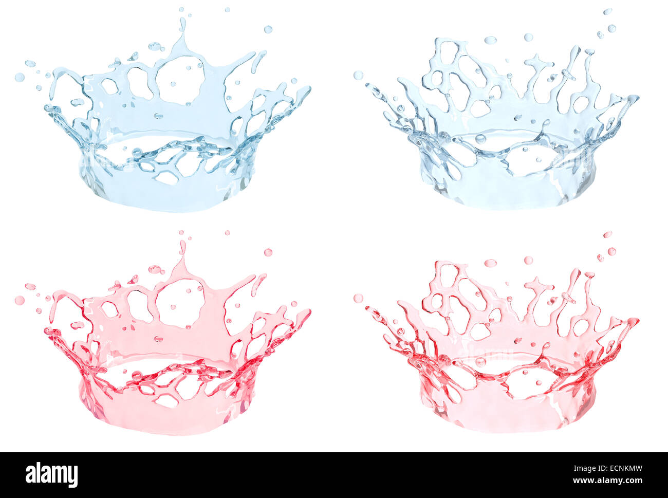 Splash - Wasser-Krone Stockfoto