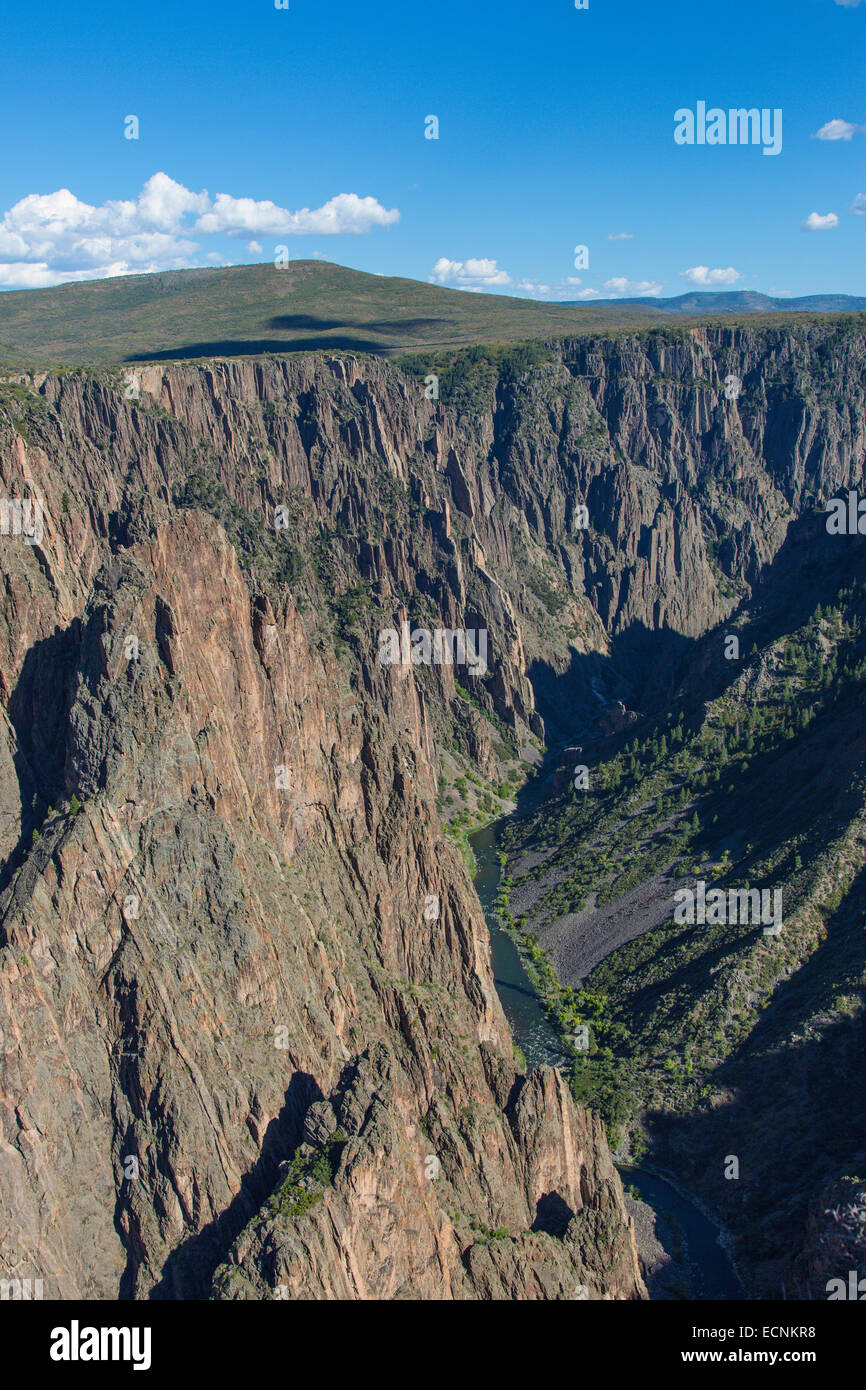 Black Canyon des Gunnison Nationalparks in western Colorado Stockfoto
