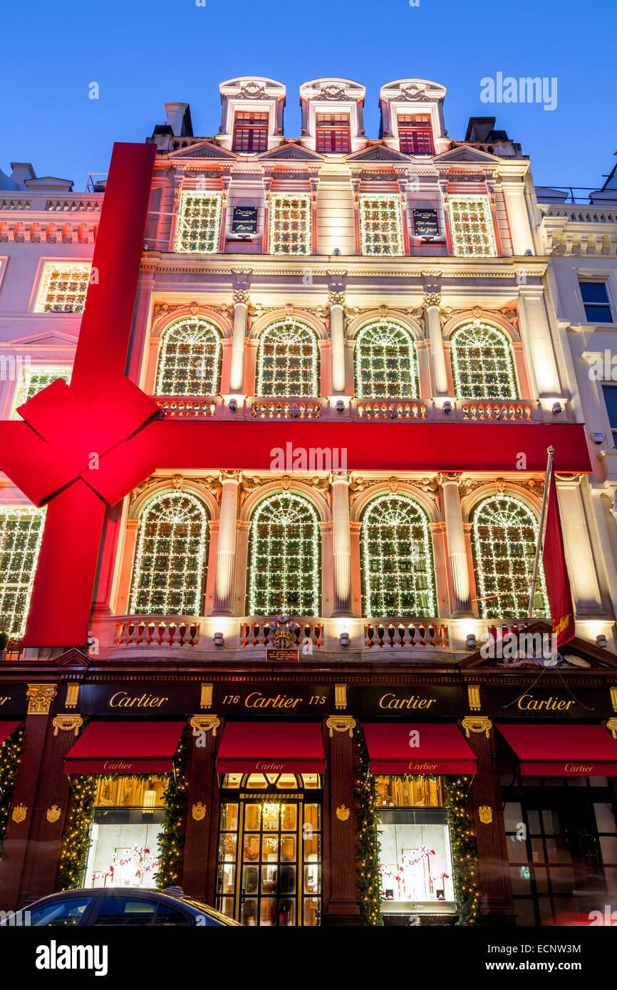 Die Cartier-Store im neuen Bond Street, London, England Stockfoto