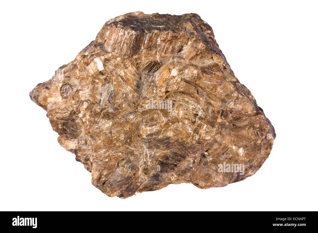 Enstatit (Pyroxen Gruppe Mineral) Stockfoto