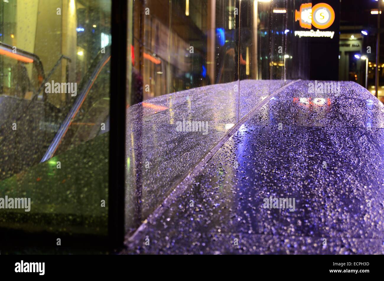 Eingang zum U-Bahnhof Buchanan Street in Glasgow, Schottland Stockfoto