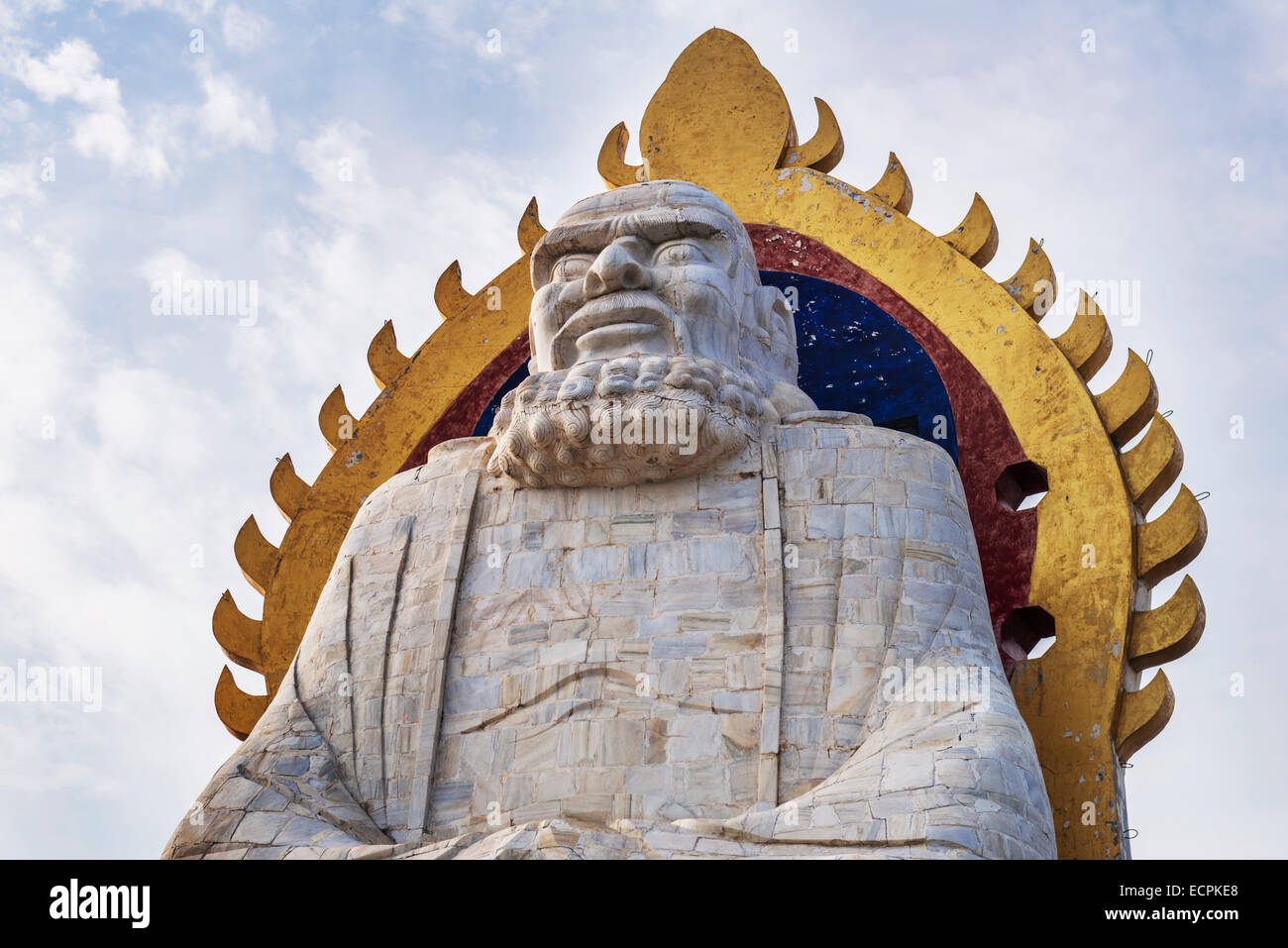 Bodhi Dharma-Statue auf dem Berg Song in DengFeng, Zhengzhou, Provinz Henan, China 2014 Stockfoto