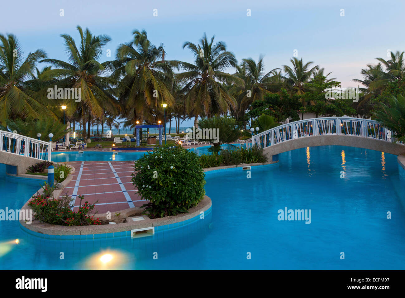 La Palm Beach Hotel, Points, Accra, Ghana, Afrika Stockfoto