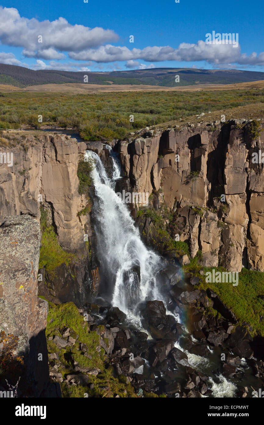 Norden CLEAR CREEK FALLS in der Nähe von den San Juan Mountains - südlichen COLORADO Stockfoto