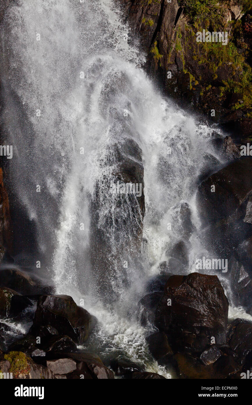 Norden CLEAR CREEK FALLS in der Nähe von den San Juan Mountains - südlichen COLORADO Stockfoto