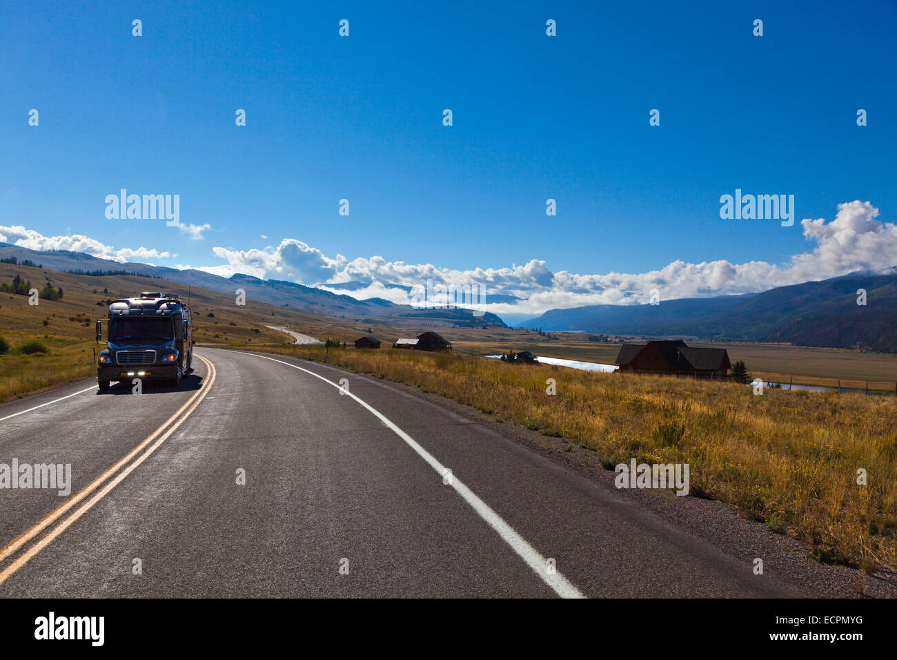 Staatliche Autobahn 149 - SOUTHERN COLORADO ROCKIES Stockfoto