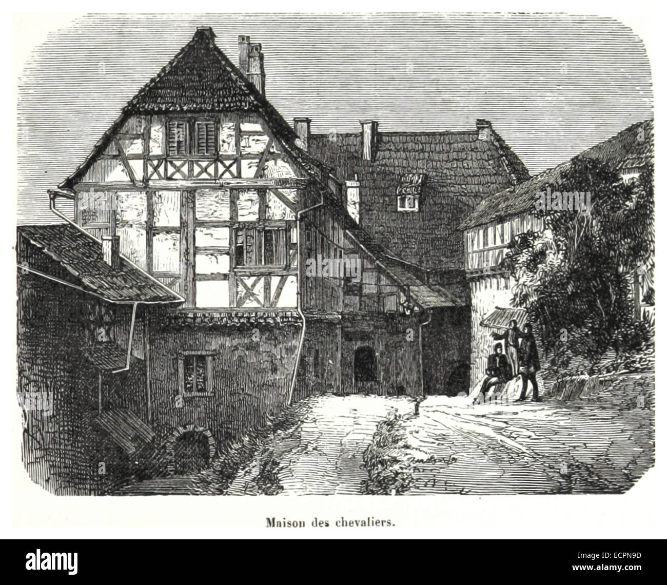 195 Eisenach-Wartburg Ritterhaus Stockfoto