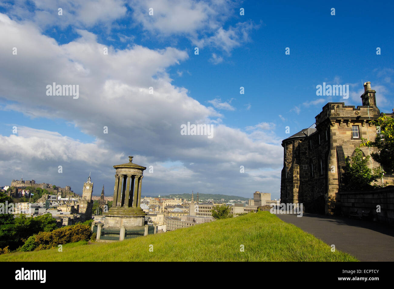 Dugald Stewart Monument, Calton Hill, Edinburgh, Region Lothian, Schottland, Vereinigtes Königreich, Europa Stockfoto