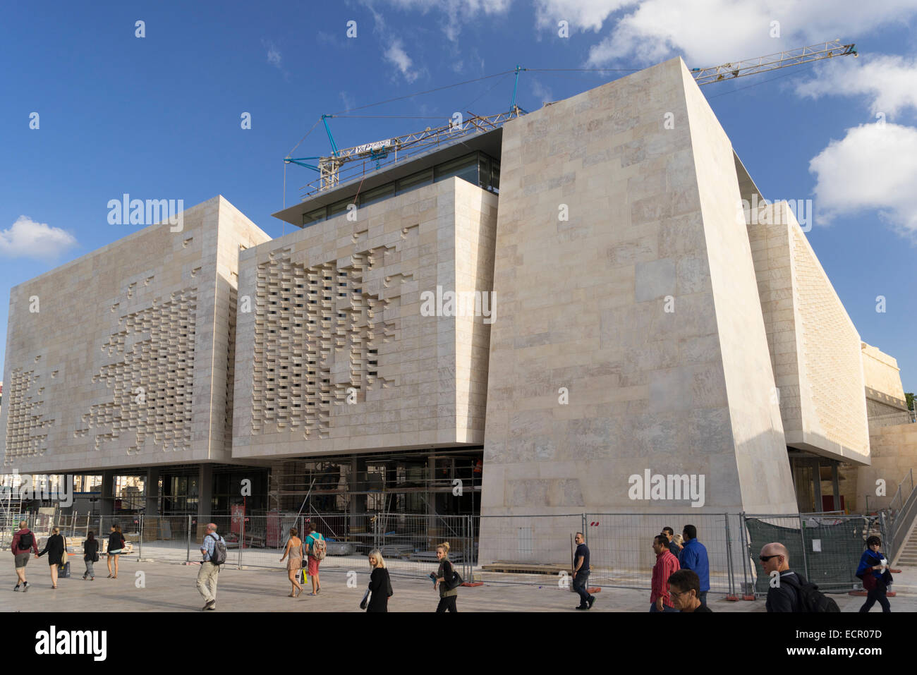 Neues Parlamentsgebäude geplant von Renzo Piano in Valletta, Malta Stockfoto