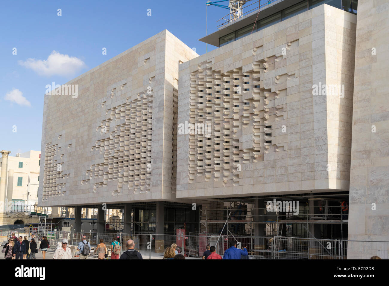 Neues Parlamentsgebäude geplant von Renzo Piano in Valletta, Malta Stockfoto