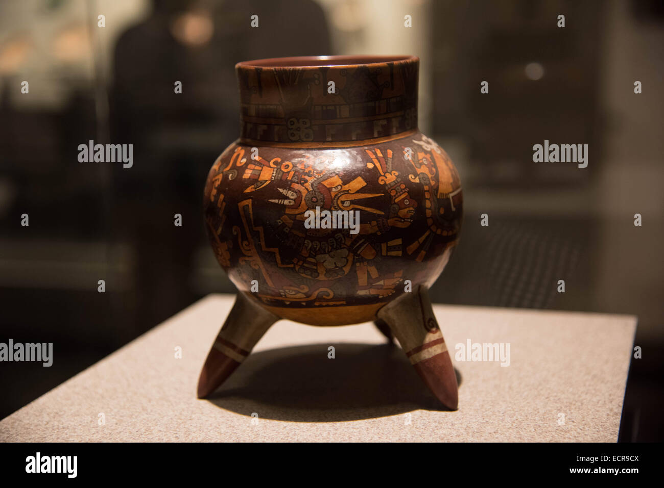 National Museum für Anthropologie, Mexiko-Stadt, Mexiko-Kulturen von Oaxaca Stockfoto