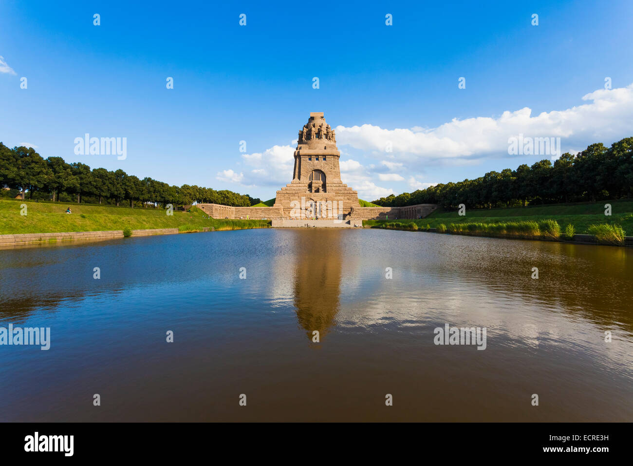 Denkmal Der Volkerschlacht Bei Leipzig Sachsen Deutschland Stockfotografie Alamy