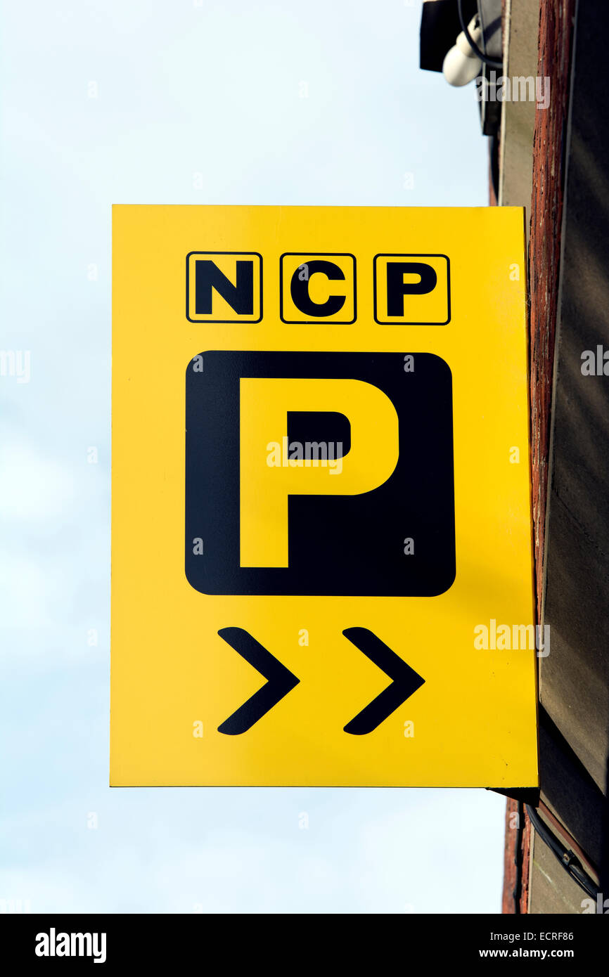 NCP-Zeichen Stockfoto