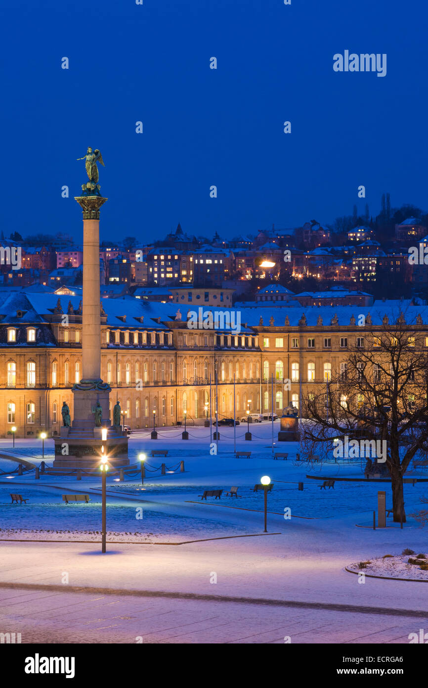 NEUES SCHLOSS, SCHLOSSPLATZ, STUTTGART, BADEN-WÜRTTEMBERG, DEUTSCHLAND Stockfoto