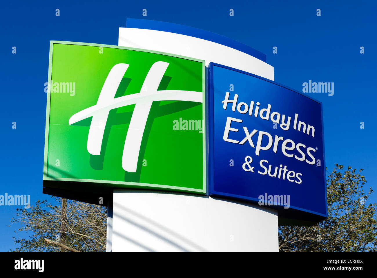 Holiday Inn Express Zeichen, USA Stockfoto