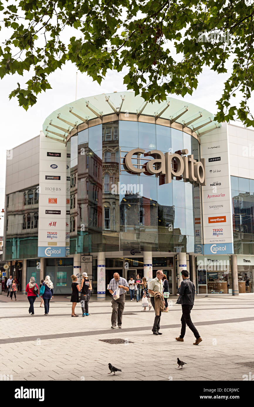 Der Capitol Einkaufszentrum, Cardiff, Wales, UK Stockfoto
