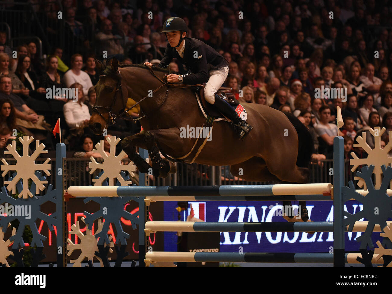 London, UK. 18. Dezember 2014. Olympia London Horse Show. Bertram Allen auf Wild Thing Kredit: Action Plus Sport/Alamy Live News Stockfoto