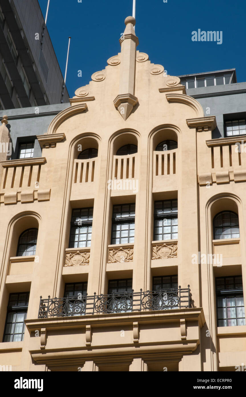 Historische Gebäude in Elizabeth Street, Melbourne, Australien Stockfoto