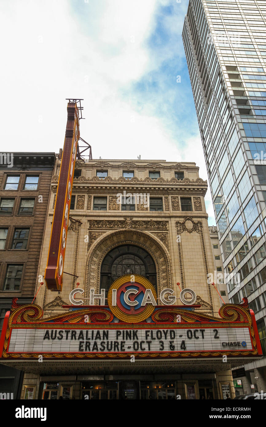 Chicago Theater Stockfoto