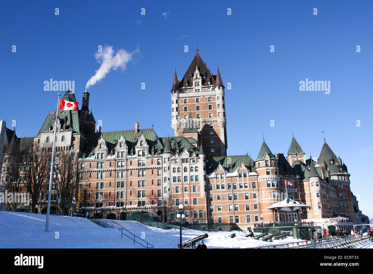 Chateau Frontenac Fairmont Hotel in Quebec, Kanada Stockfoto