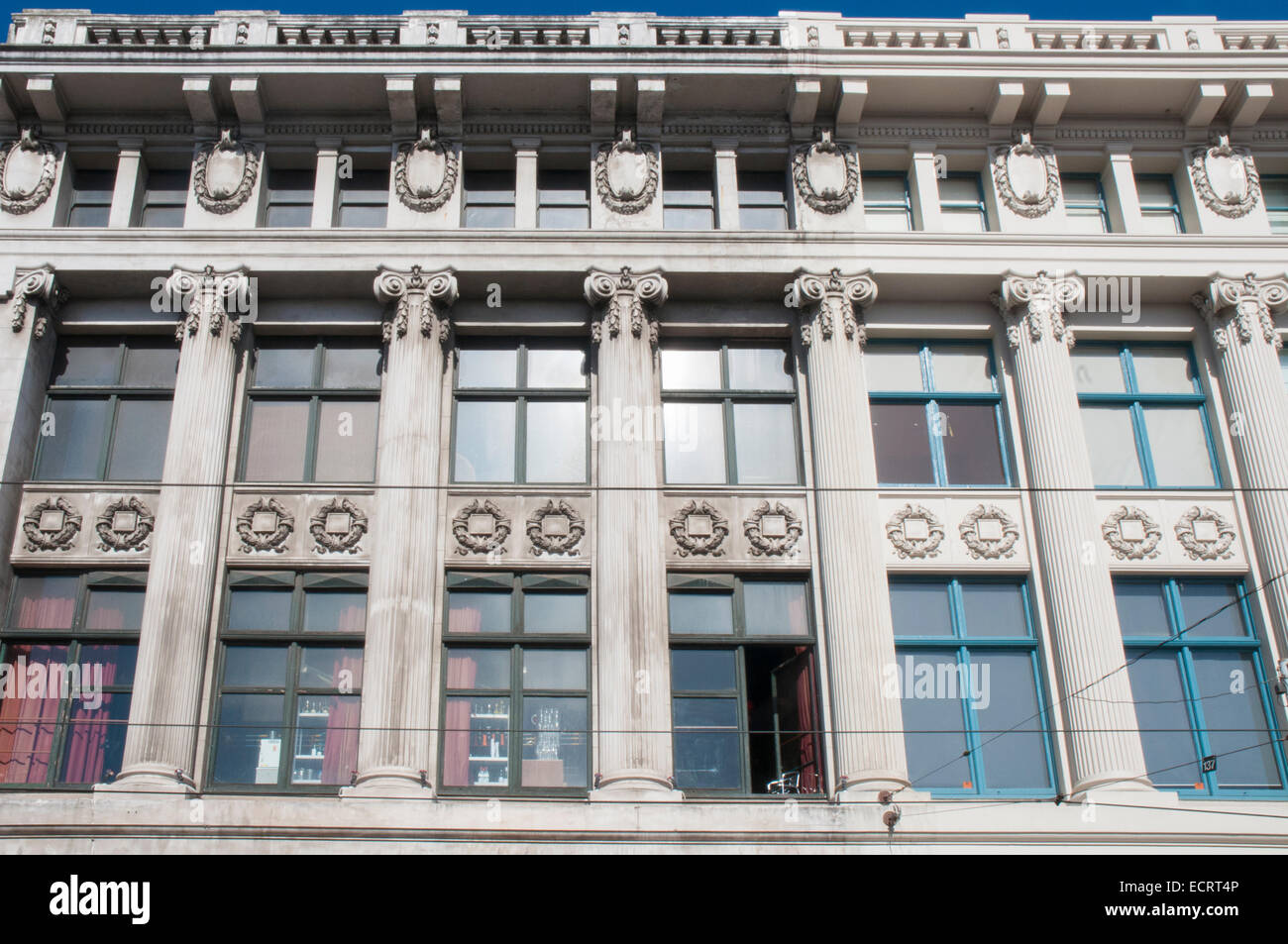 Historische Gebäude in der Chapel Street, Prahran, Melbourne Stockfoto