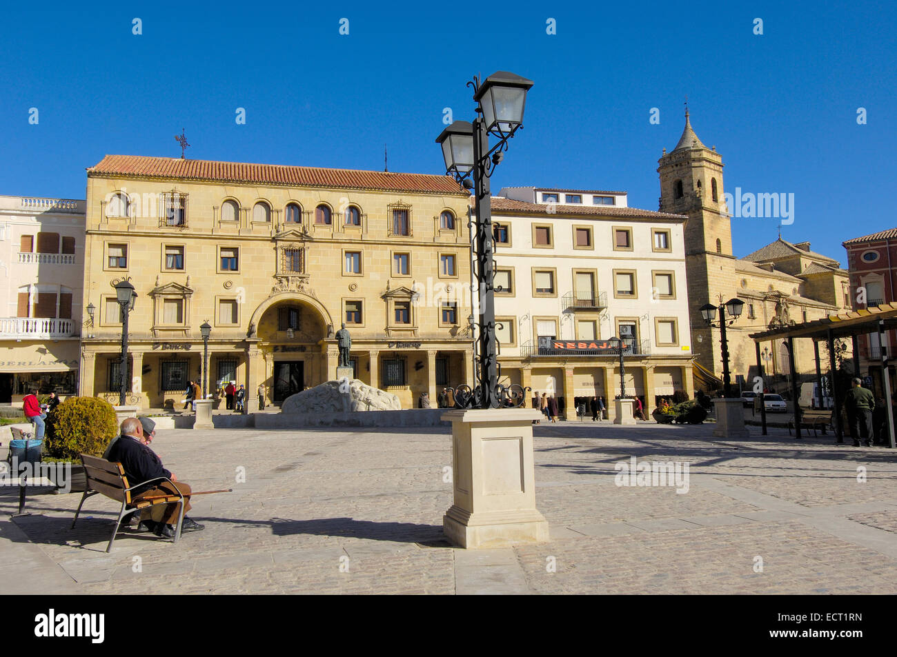 Plaza de Andalucía, Úbeda, Jaén Provinz, Andalusien, Spanien, Europa Stockfoto