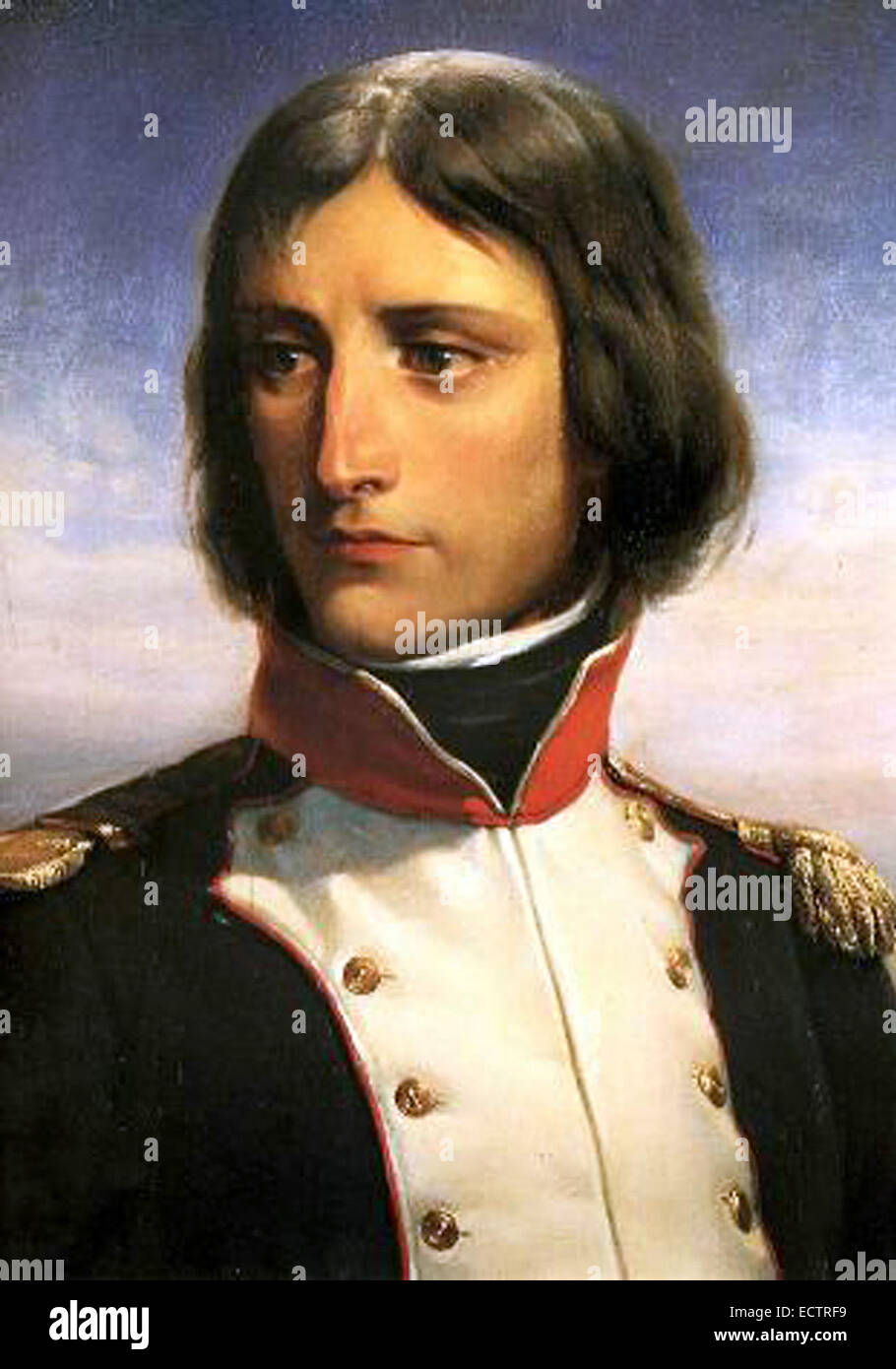 Napoleon Bonaparte, im Alter von 23, Lieutenant-Colonel eines Bataillons der republikanischen korsischen Freiwilligen Stockfoto