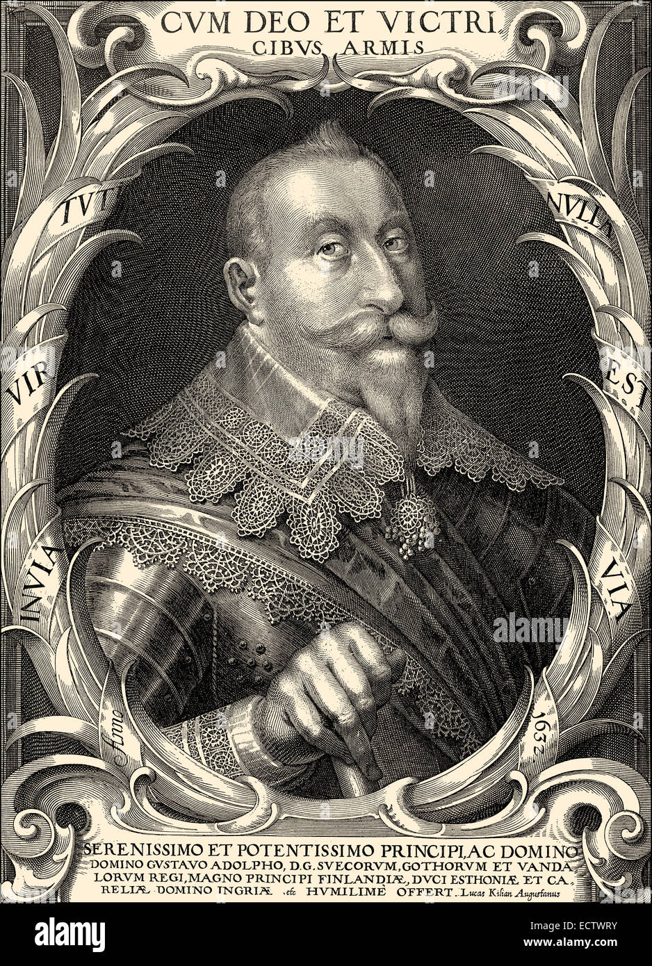 Gustav II. Adolf, König von Schweden von der Herrscherfamilie von Vasa
