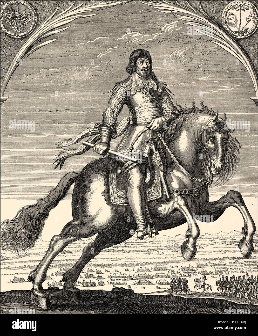 Bernhard von Sachsen-Weimar, 1604-1639, ein deutscher Prinz und General im Dreißigjährigen Krieg, Herzog Bernhard von Sachsen-Weimar, 1 Stockfoto