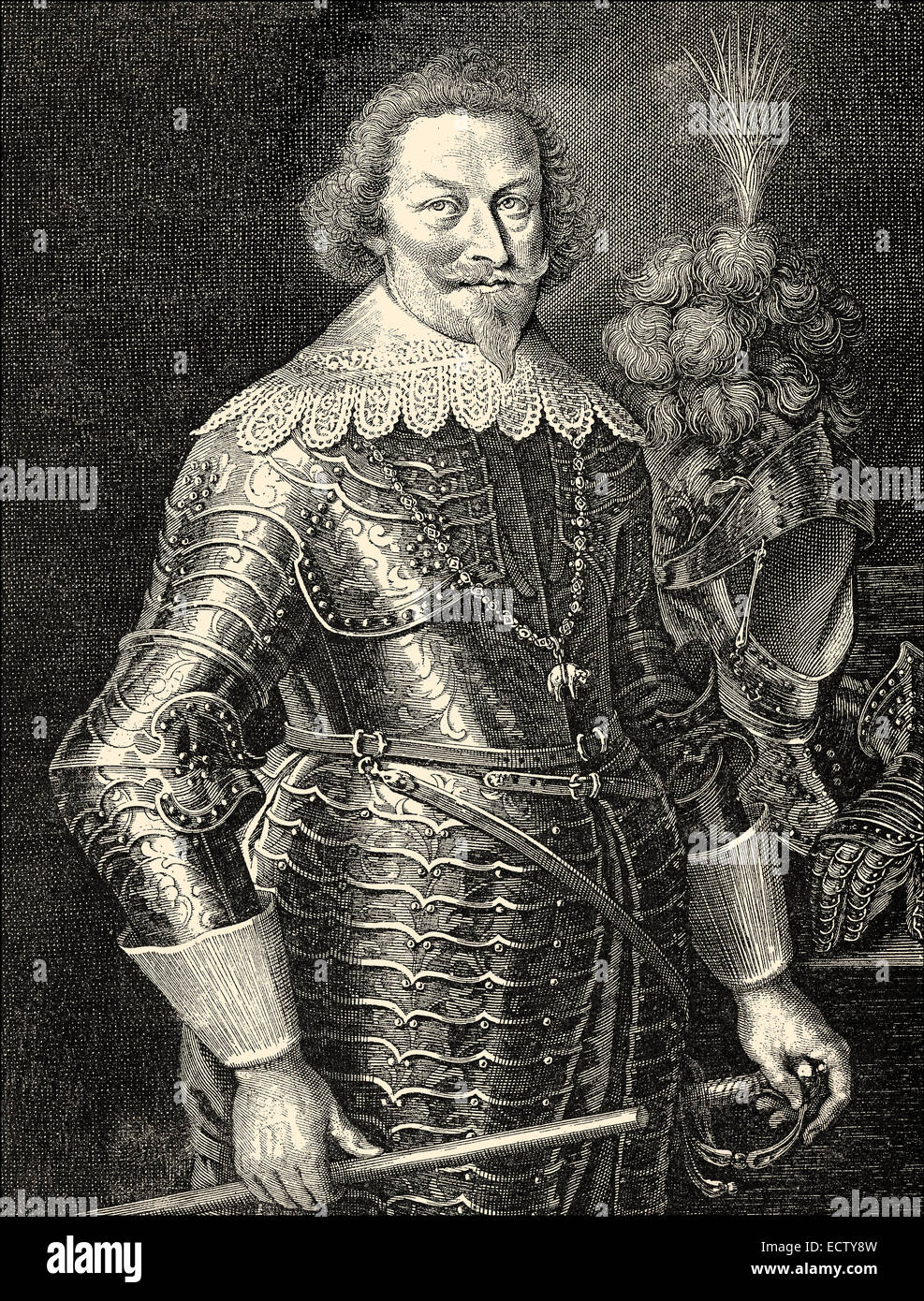 Otto Heinrich Fugger oder Ott Heinrich Oder Ottheinrich, Graf von Kirchberg, 1592-1644, einem katholischen bayerischen allgemeinen während der Stockfoto