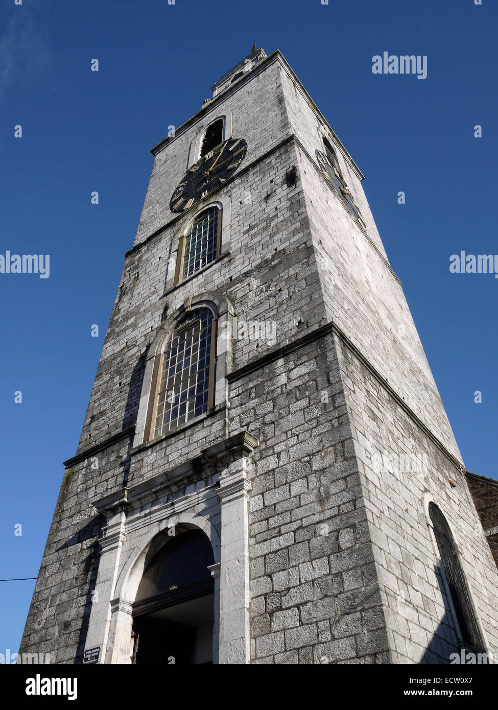 Die Glocke Turm der St. Anna Kirche, Cork, Irland. Stockfoto