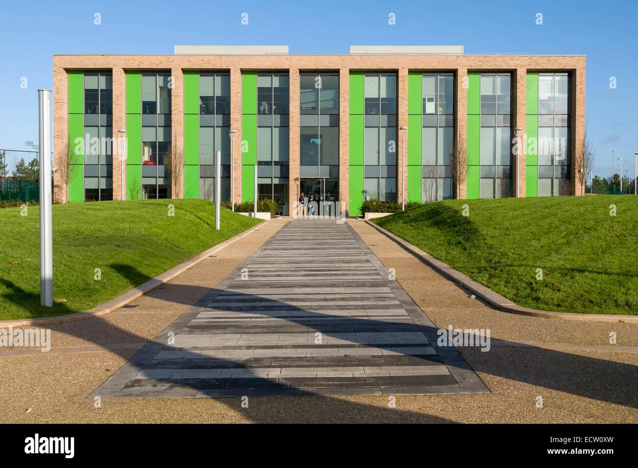 Die Connell Sixth Form College Gebäude, Alan Turing übrigens Beswick