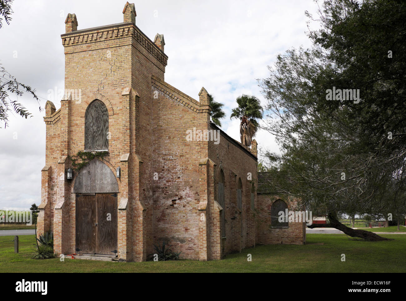 Kirche unserer lieben Frau der Visitation im Willacy County, Texas, USA Stockfoto