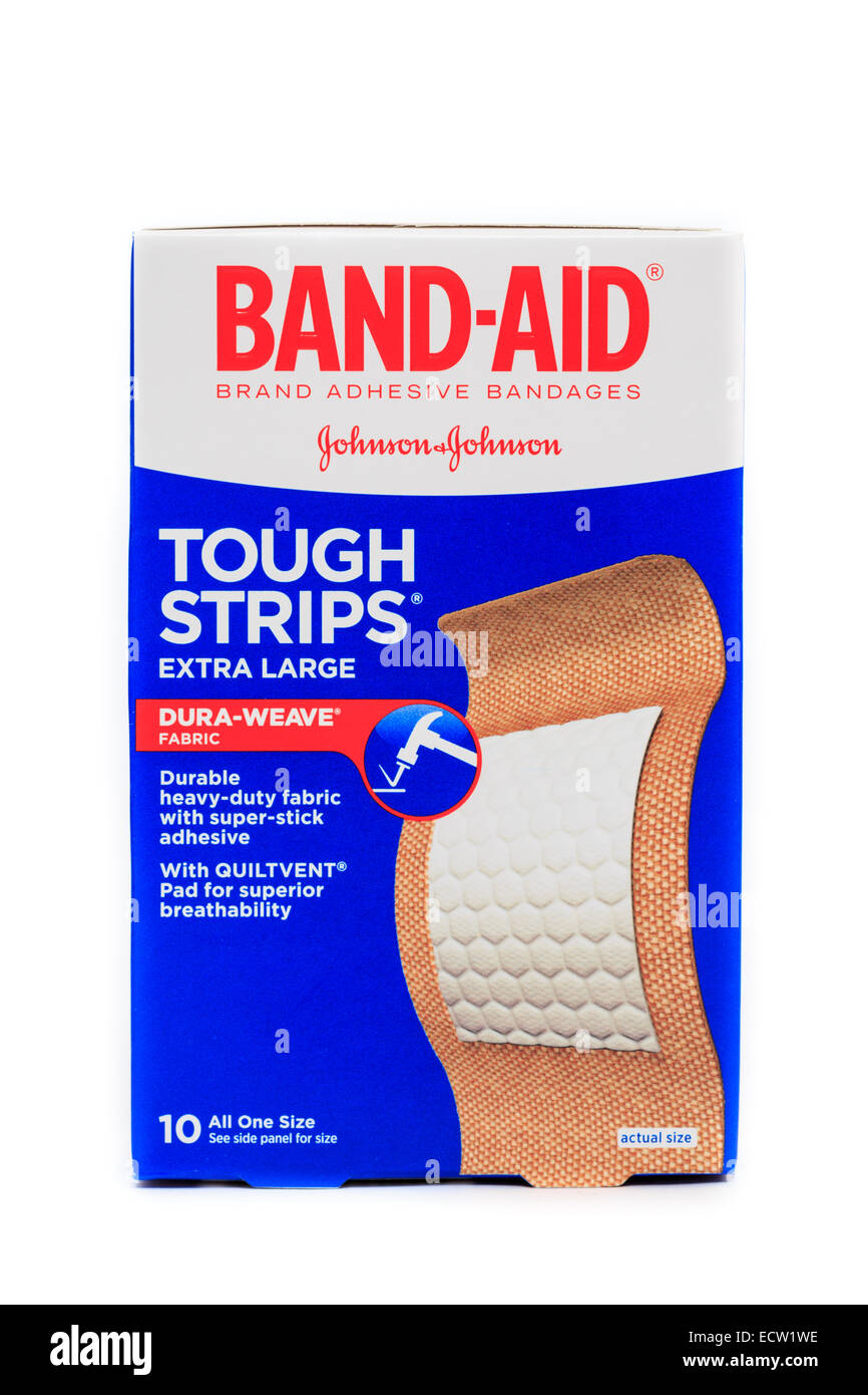 Band-Aid Pflaster Stockfoto