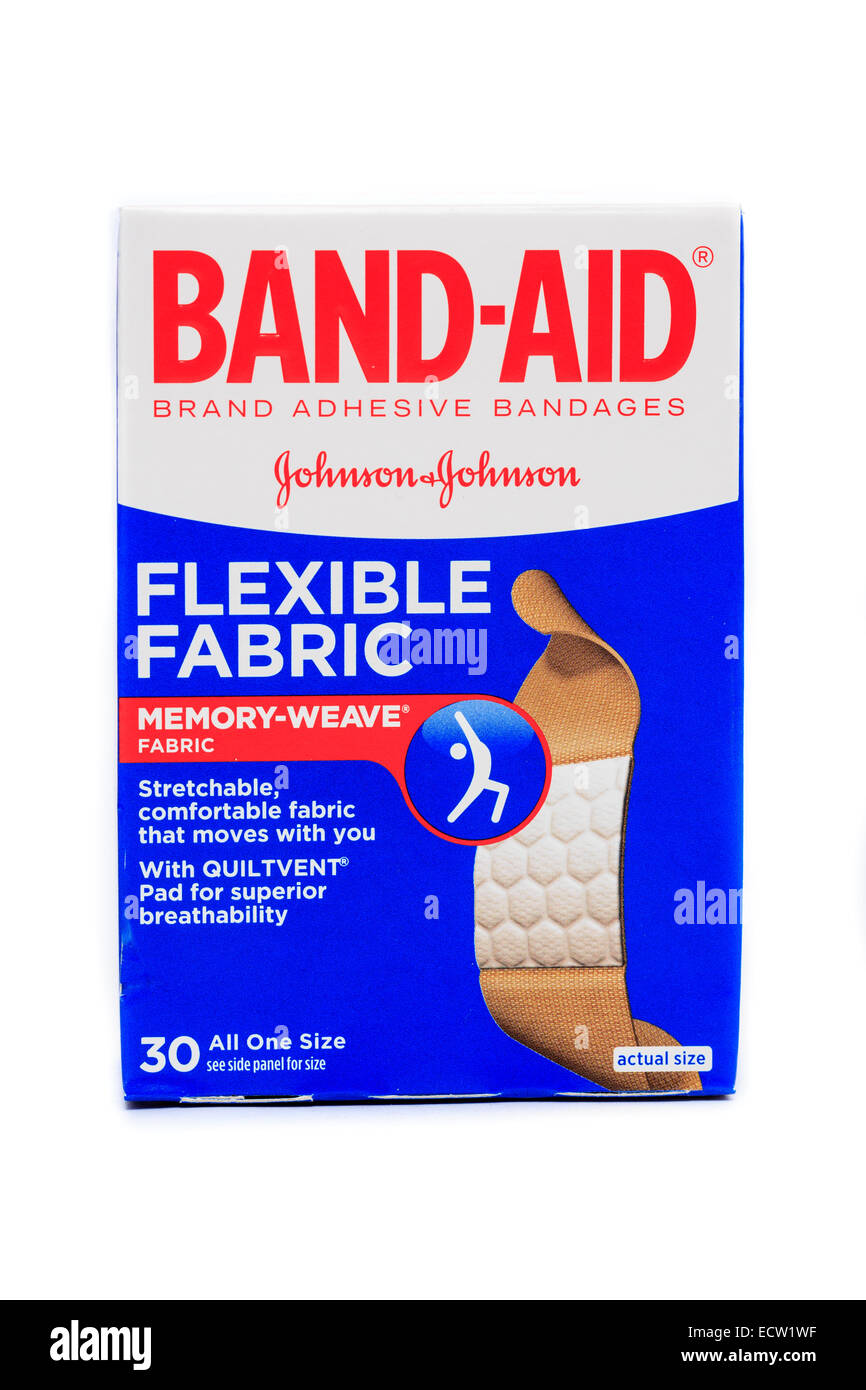 Band-Aid Pflaster Stockfoto