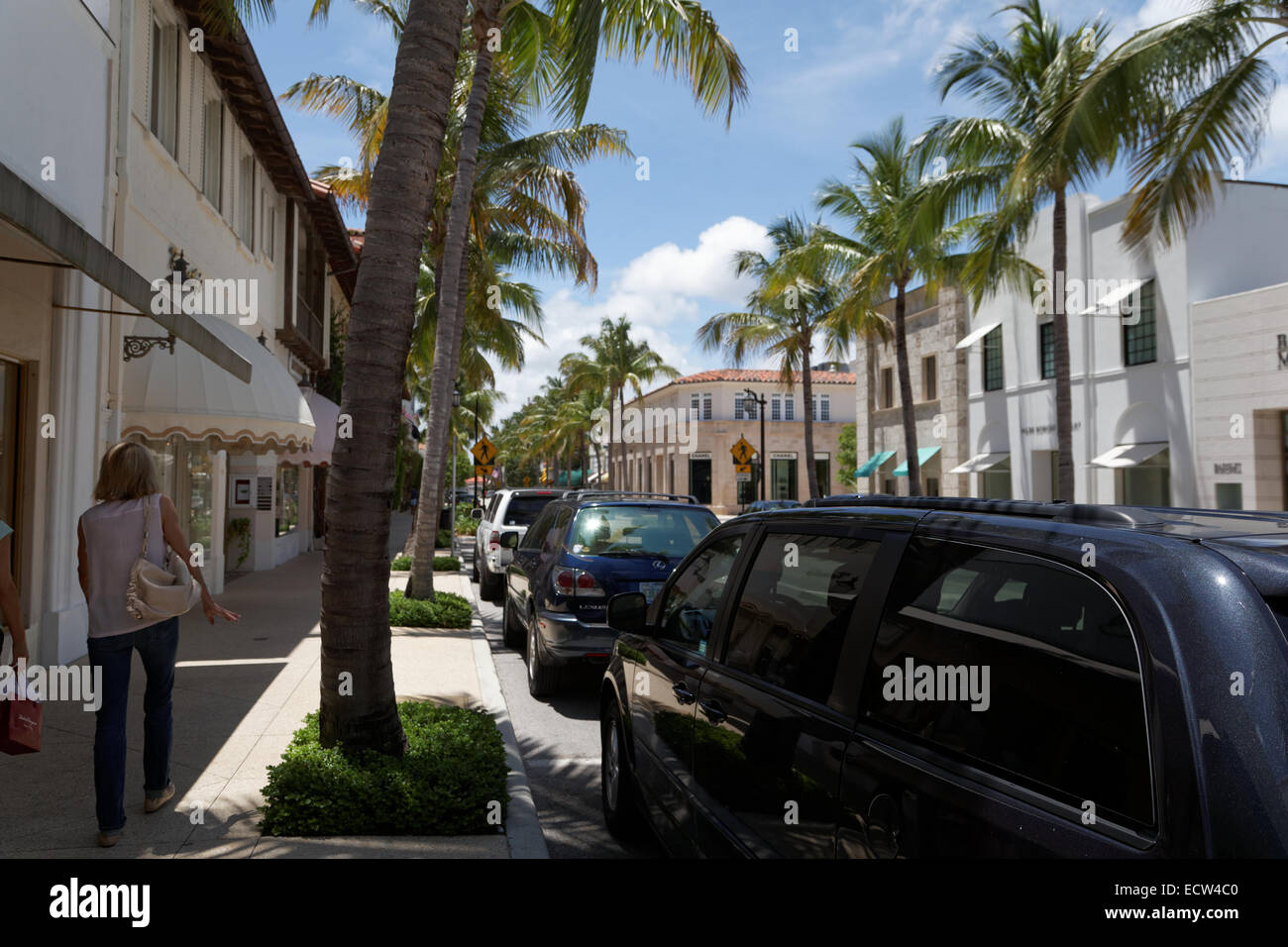 Wert Avenue, Palm Beach County, Florida, USA Stockfoto