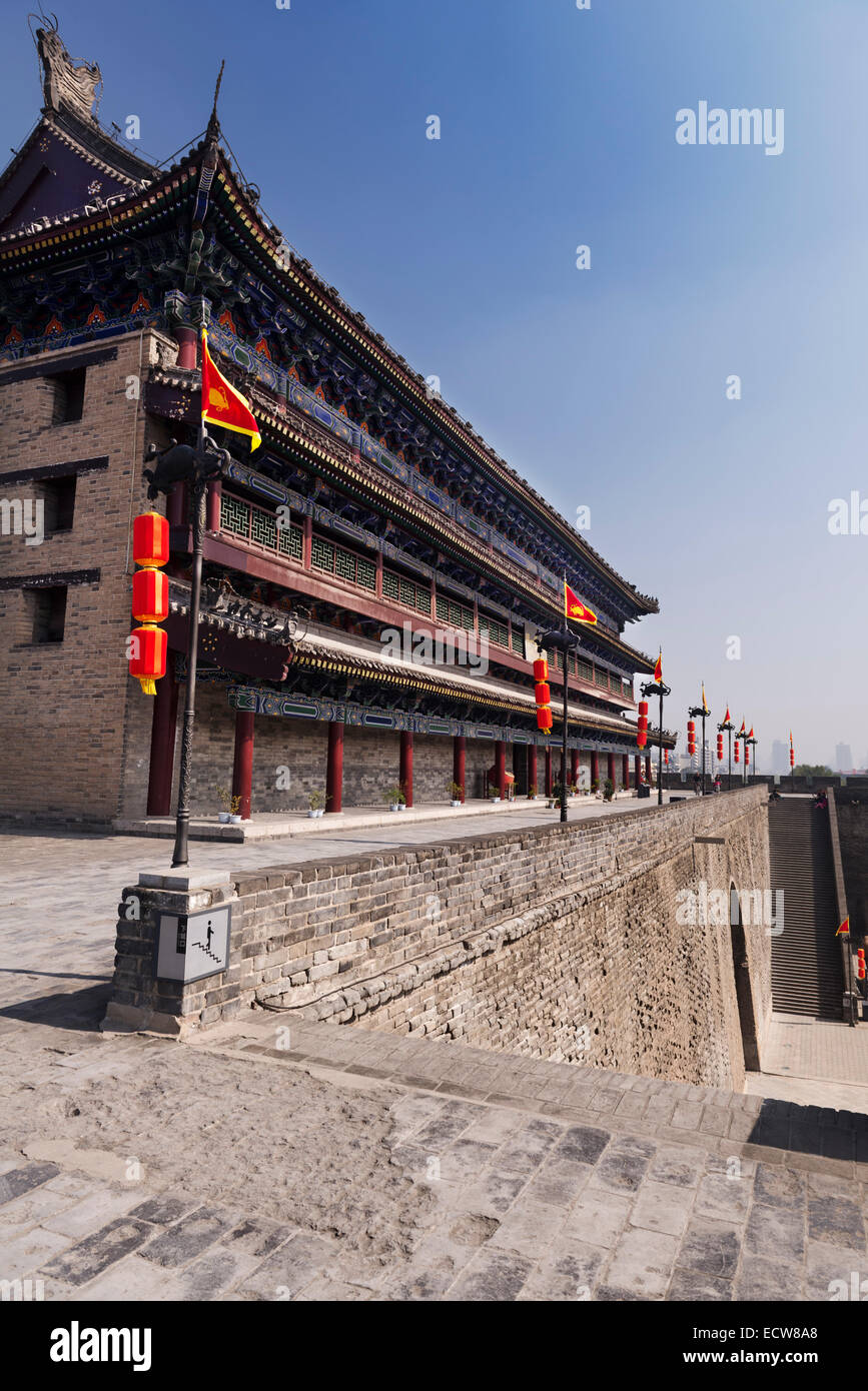 XI Stadttor Wand Nord. Xi ' an, Shaanxi, China 2014 Stockfoto