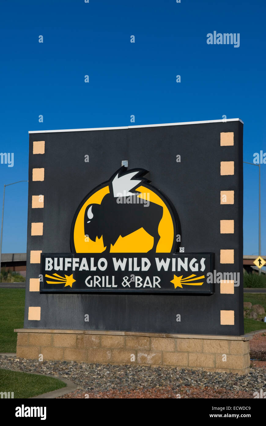 Buffalo Wild Wings Schild USA Stockfoto