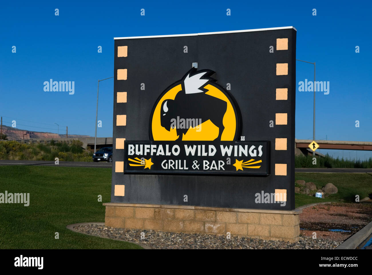Buffalo Wild Wings Schild USA Stockfoto